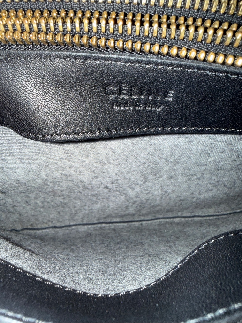 Celine Black Leather Small Trio Crossbody Bag - Picture 11 of 13